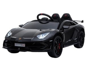 Электрический спортивный автомобиль Lamborghini Aventador, черный цена и информация | Электромобили для детей | kaup24.ee