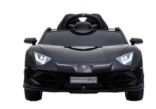 Elektriline sportauto Lamborghini Aventador, must hind ja info | Laste elektriautod | kaup24.ee