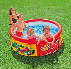 Laste täispuhutav bassein Pikne McQueen Cars Intex, 183 cm hind ja info | Basseinid | kaup24.ee