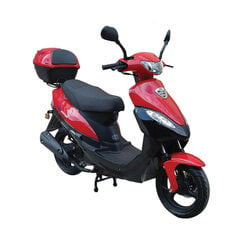 Мотороллер 50cc 12 красный-черный цена и информация | Электроскутеры | kaup24.ee