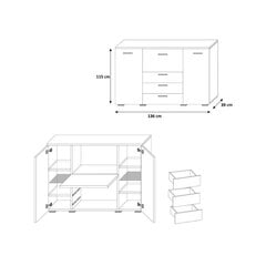 Комод Bari цена и информация | Комоды | kaup24.ee