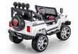 Elektriline maastur lastele Jeep S2388, valge hind ja info | Laste elektriautod | kaup24.ee