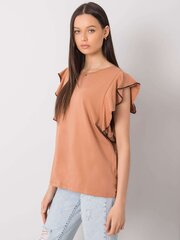 Женская блузка Vanesia 292005869, коричневая цена и информация | Женские блузки, рубашки | kaup24.ee