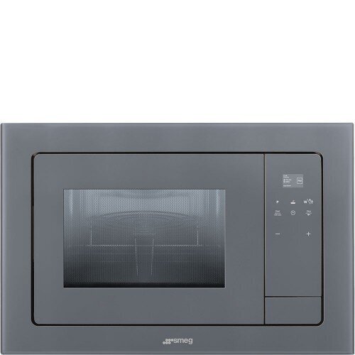 Mikrolaineahi Smeg Linea, FMI120S2, integreeritav, 20 l, 1000/800 W, hõbedane цена и информация | Mikrolaineahjud | kaup24.ee