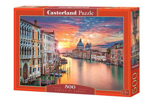 Pusle Castorland Venice At Sunset, 500 osaline hind ja info | Pusled | kaup24.ee