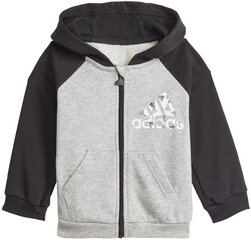 Cпортивный костюм Adidas I Bos Logo Fz J Grey Black GT9500/104 цена и информация | Комплекты для мальчиков | kaup24.ee