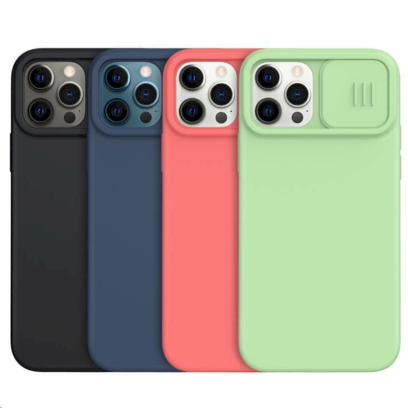 Nillkin CamShield Silky Silicone Case for iPhone 12/12 Pro 6.1 Black hind ja info | Telefoni kaaned, ümbrised | kaup24.ee