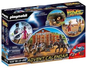 Рождественский календарь Back to the Future III 70576 PLAYMOBIL® цена и информация | Конструкторы и кубики | kaup24.ee