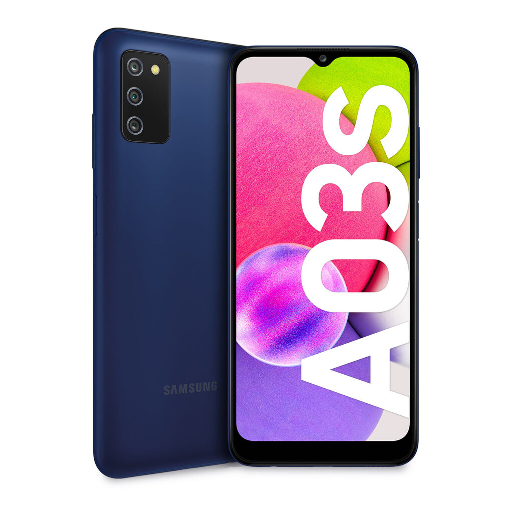 Samsung Galaxy A03s 3/32GB Blue : SM-A037GZBN цена и информация | Telefonid | kaup24.ee