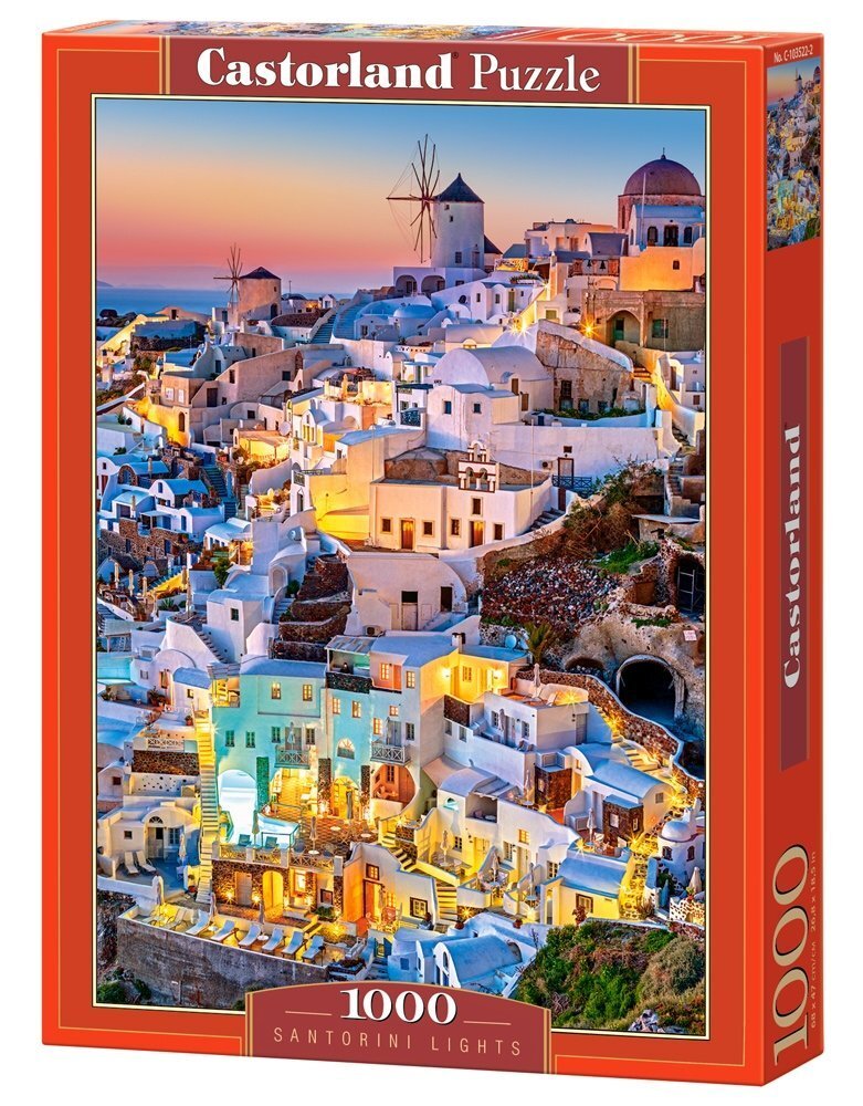 Pusle Castorland Puzzle Santorini Lights, 1000-osaline hind ja info | Pusled | kaup24.ee