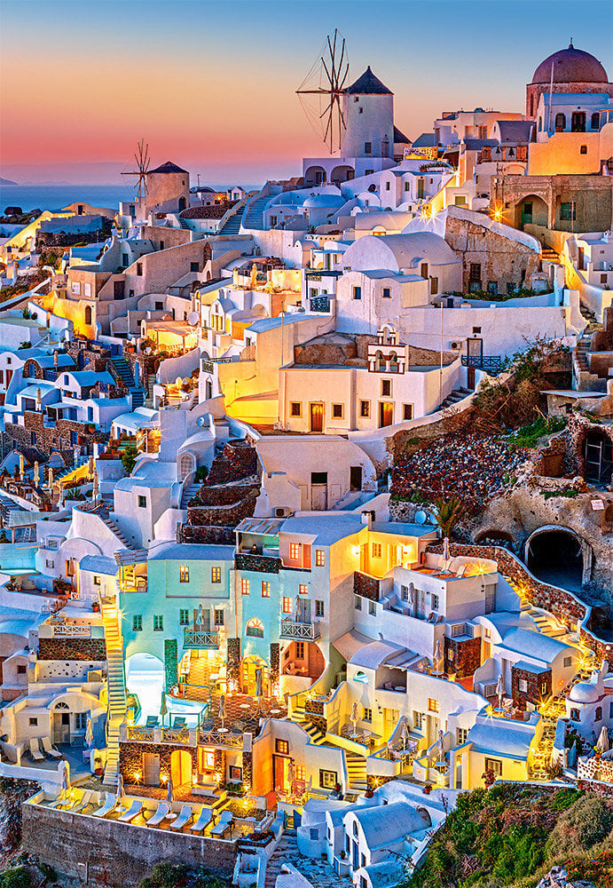 Pusle Castorland Puzzle Santorini Lights, 1000-osaline цена и информация | Pusled | kaup24.ee