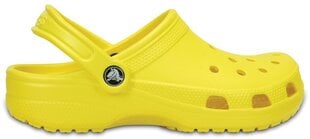 Naiste plätud Crocs™ Classic, kollane цена и информация | Шлепанцы, тапочки для женщин | kaup24.ee