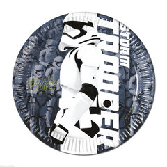 Тарелки "Звездные войны" (8 шт./20 см) цена и информация | Праздничная одноразовая посуда | kaup24.ee