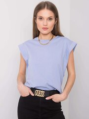 Женская футболка Kayla, синяя цена и информация | Женские футболки | kaup24.ee