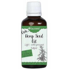 Nacomi Hemp Seed Oil kehaõli 50 ml цена и информация | Кремы, лосьоны для тела | kaup24.ee