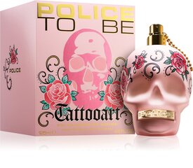 Police To Be Tattooart For Woman EDP naistele 125 ml hind ja info | Naiste parfüümid | kaup24.ee