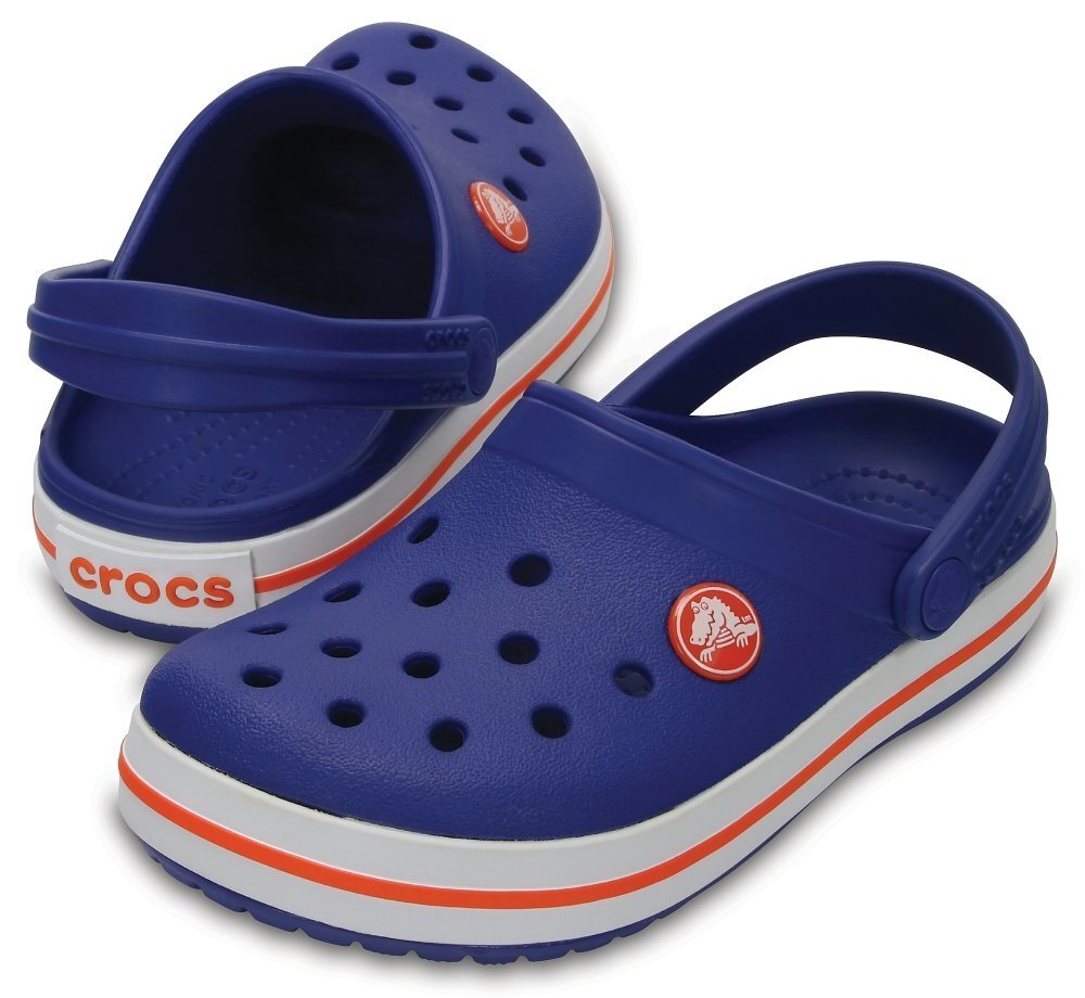 Poiste vabaajajalatsid Crocs™ Crocband Clog, sinine цена и информация | Laste kummijalatsid | kaup24.ee