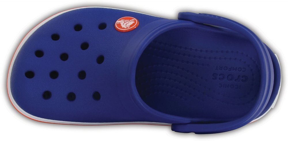 Poiste vabaajajalatsid Crocs™ Crocband Clog, sinine цена и информация | Laste kummijalatsid | kaup24.ee