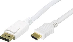 DELTACO DisplayPort to HDMI monitori kaabel hind ja info | Kaablid ja juhtmed | kaup24.ee