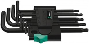 L-Torx kmpl TX 9-osa 967PKL/9, palliga TX8-TX40, Wera hind ja info | Käsitööriistad | kaup24.ee