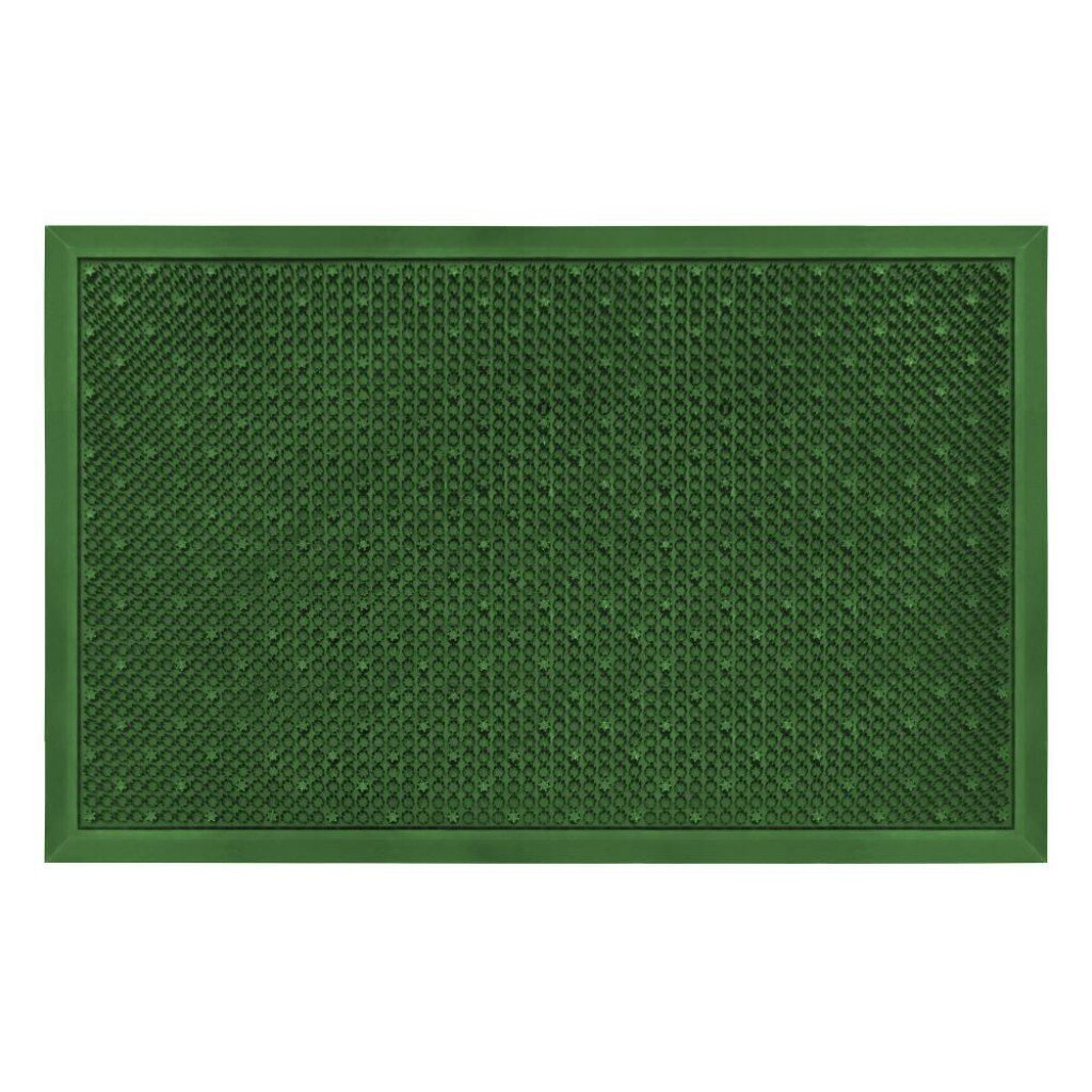 Mustmatt Dirt Scraper 37x60 cm, roheline hind ja info | Uksematid | kaup24.ee
