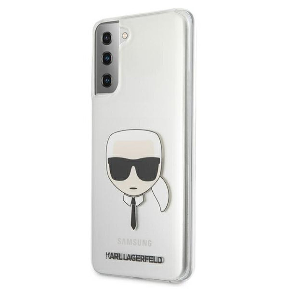 Karl Lagerfeld, telefonile Samsung S21 Ultra KLHCS21LKTR, läbipaistev hind ja info | Telefoni kaaned, ümbrised | kaup24.ee