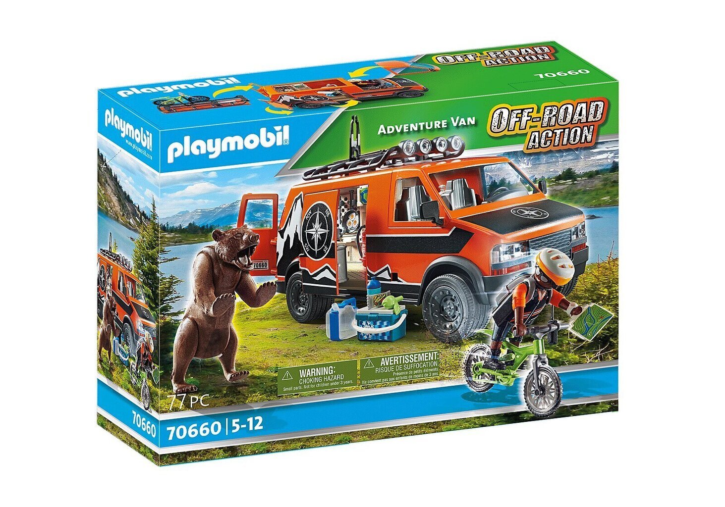 70660 PLAYMOBIL® Off-Road Action Seiklusauto цена и информация | Klotsid ja konstruktorid | kaup24.ee