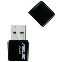 Wi-Fi ruuter Asus USB-N10 Nano, 802.11 b/g/n, 150 Mbps цена и информация | Маршрутизаторы (роутеры) | kaup24.ee