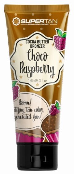 Päevitust intensiivistav kreem Supertan Choco Raspberry, 150 ml hind ja info | Solaariumikreemid | kaup24.ee