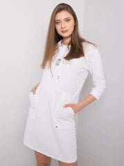 Valge puuvillane kleit koos rakendusega. hind ja info | Kleidid | kaup24.ee