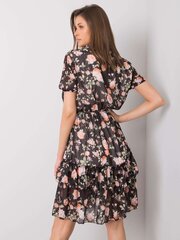 Must mustriline kleit koos satsidega. hind ja info | Kleidid | kaup24.ee