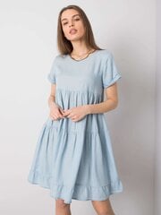 Stitch & Soul Голубое платье с воланами цена и информация | Платье | kaup24.ee