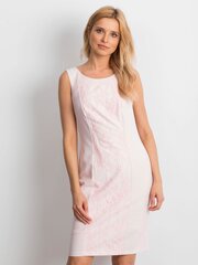 Heleroosa kleit dekoratiivse sisestusega. hind ja info | Kleidid | kaup24.ee