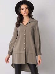 RUE PARIS Khaki naiste tuunika. hind ja info | Tuunikad | kaup24.ee