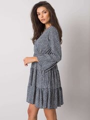 Tumesinine väikeste mustritega kleit. hind ja info | Kleidid | kaup24.ee
