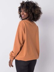 Светло-коричневый женский свитшот без капюшона цена и информация | Женские кофты | kaup24.ee