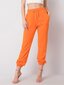 RUE PARIS Oranžid naiste dressipüksid. hind ja info | Naiste püksid | kaup24.ee