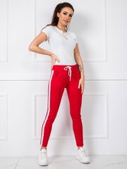 Naiste punased dressipüksid. hind ja info | Naiste spordiriided | kaup24.ee