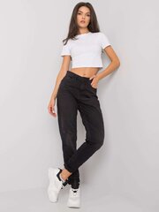 SUBLEVEL Musta värvi emapüksid. hind ja info | Naiste teksad | kaup24.ee