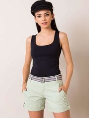 SUBLEVEL Kergelt rohelised, üleskeeratavate säärtega lühikesed püksid. hind ja info | Naiste lühikesed püksid | kaup24.ee