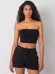 SOBIVUSEKS Naiste mustad lühikesed püksid hind ja info | Naiste lühikesed püksid | kaup24.ee