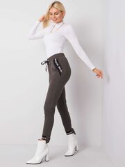 Женские спортивные штаны, темного цвета хаки цена и информация | Спортивная одежда для женщин | kaup24.ee