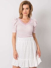 Женская блуза в бело-розовую полоску цена и информация | Женские блузки, рубашки | kaup24.ee