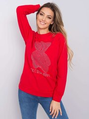 Naiste punane dressipluus koos rakendusega. hind ja info | Naiste pluusid, särgid | kaup24.ee