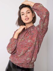 Блуза с узором Sublevel, темно-розового цвета цена и информация | Женские блузки, рубашки | kaup24.ee
