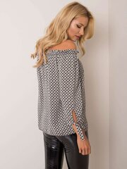 Испанская блуза с цветами Sublevel, чёрная цена и информация | Женские блузки, рубашки | kaup24.ee