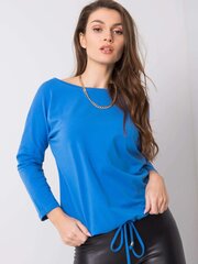 Женская блуза из хлопка, темно-синяя цена и информация | Женские блузки, рубашки | kaup24.ee