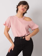 Roosa puuvillane pluus. hind ja info | Naiste pluusid, särgid | kaup24.ee