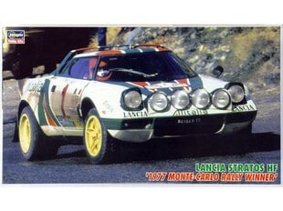 Hasegawa - Lancia Stratos HF 1977 Monte-Carlo Rally winner, 1/24, 25032 hind ja info | Klotsid ja konstruktorid | kaup24.ee