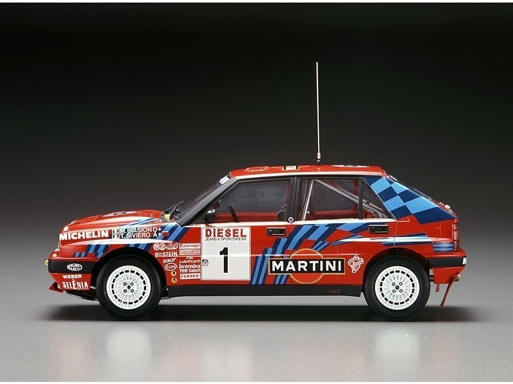 Hasegawa - Lancia Delta HF Integrale 16V 1989 San Remo Rally, 1/24, 25208 цена и информация | Klotsid ja konstruktorid | kaup24.ee